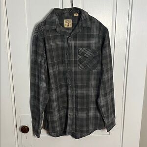 Redhead, medium button up long sleeve dress shirt